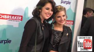 Lauren Logo and Sarah Luebkemann outside The Matchbreaker Premiere at ArcLight Cinemas Cinerama Dome