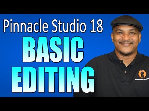 Pinnacle Studio 18 Ultimate Basic Editing Beginners Tutorial