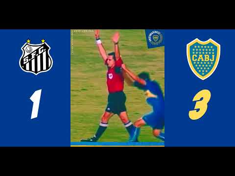 Santos 🇧🇷 1-3 🇦🇷 Boca Juniors | Final en el MORUMBÍ, San Pablo | Final - Libertadores 2003 4K 60FPS.