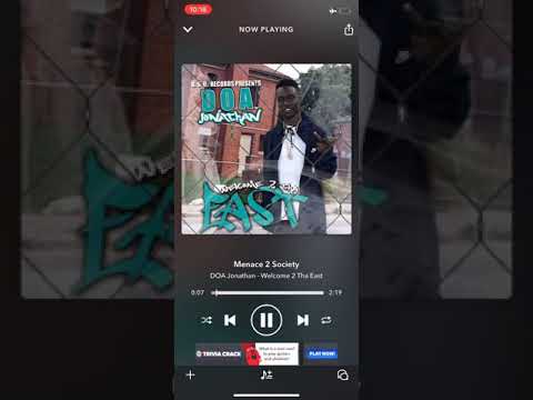 DOA Jonathan menace 2 society
