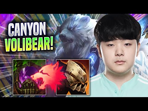 CANYON IS SO GOOD WITH VOLIBEAR! - DK Canyon Plays Volibear JUNGLE vs Wukong! | Season 2022