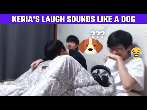 Why does Keria's laugh sound like a dog? =)) (ft. Deft, Doran) | T1 cute moments