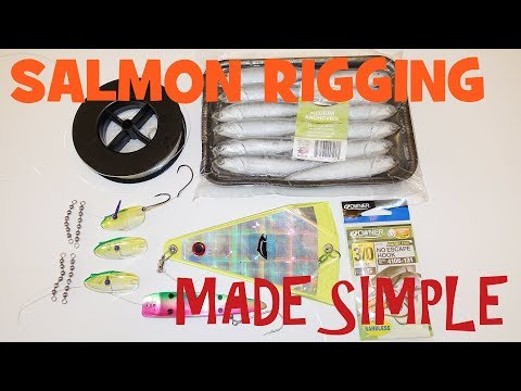 Simple Salmon Fishing Rig: Krippled Anchovy Rigging