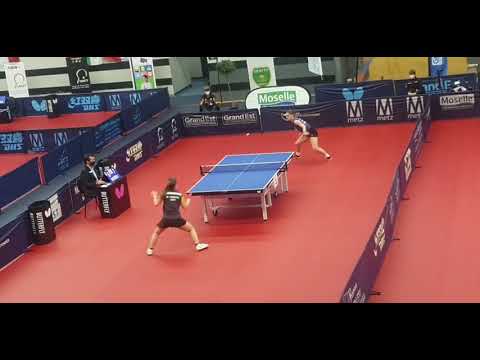 WTT Youth Metz 2022, U17 QF - Bianca Mei-Roșu vs Mia Griesel