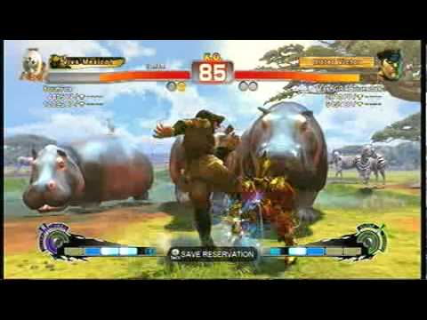 Super Street Fighter 4 Xbox Live YounFox(El Fuerte) vs MashGRABTuesday(M.Bison)