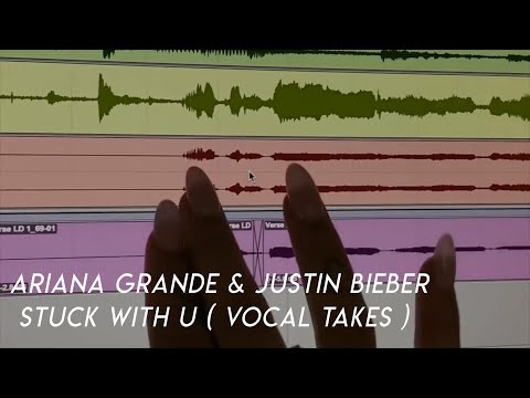 Ariana Grande & Justin Bieber - Stuck With U ( Vocal Takes ) at home