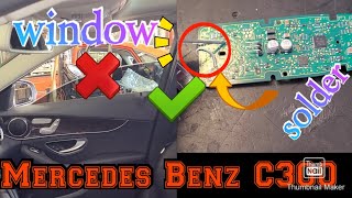 2017 Mercedes Benz C300 How to remove door panel Window doesn
