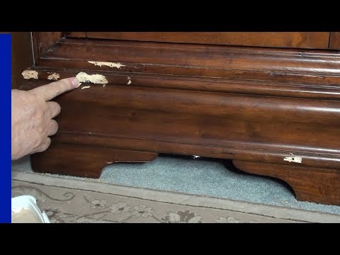 Easy DIY Furniture Repair: Fix Chips, Dents & Scratches on Wood Furniture-Ashley, IKEA, or Any Brand