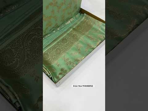Pure Mashru Silk Saree with double zari weaved ₹3500/- #handloomsarees #banarsisaree #puresilk