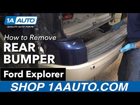 How to Remove Install Rear Bumper 06-10 Ford Explorer