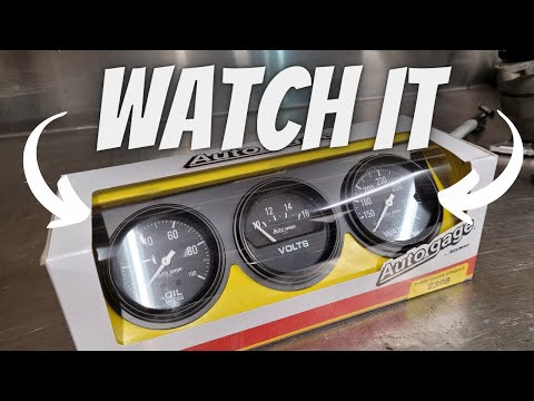 INSTALL & REVIEW: Autpgage Gauge Set - Square Body Chevy C10 Build