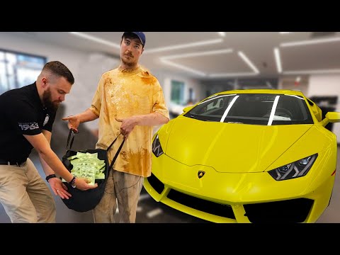 Homeless Man Buys A Lamborghini