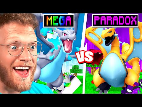 MEGA vs PARADOX POKEMON LUCKY BLOCKS In Minecraft!