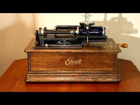 Christmas music, "Joy to the World", The Carol Singers on Edison Blue Amberol cylinder record 3029