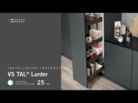 Kit rangement coulissant de colonne haute Tal Larder - Essentio Vauth Sagel