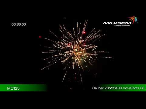 Maxsem Fireworks МС125 Sonic Boom  ( 88 shots) #fyp #fireworks #Tonglefireworks