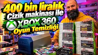 400 Bin liralık Yeni Çizik Makinası ile Xbox 360 Oyunlarımızı Temizliyoruz [NPC 
