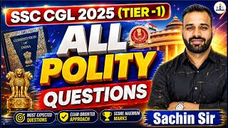 Polity Revision with SSC CGL 2025-2026 All 93 Polity Questions PYQ | Sachin Sir