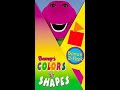 Opening To Barney And Friends Red Blue And Circles Too 1997 VHS
