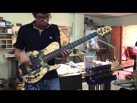 Dtc handmade bass customshop imperial 5 aguilar dcb5 obp3