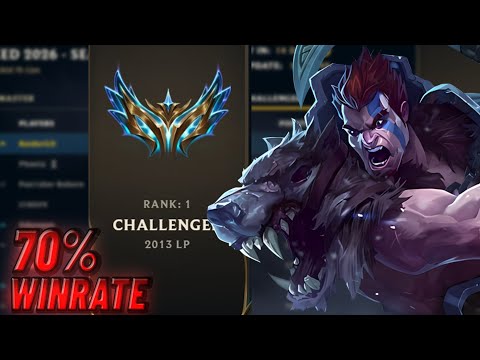 I ACHIEVED RANK 1 EUW WITH 70% WR ON DARIUS