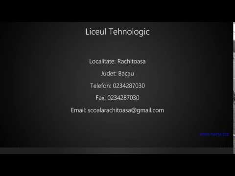 Liceul Tehnologic Rachitoasa