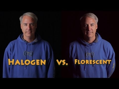 Cheap Halogen Work Lights vs Expensive Fluorescent for DSLR Video