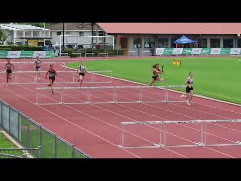 200m Hurdles U13 & U14 Women Final, ANQ Championships, Townsville 27-29 September 2024