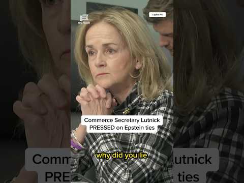 Commerce Secretary Lutnick PRESSED on Epstein ties