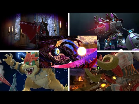 Super Smash Bros Ultimate - All bosses/final boss on hard mode + final cutscene
