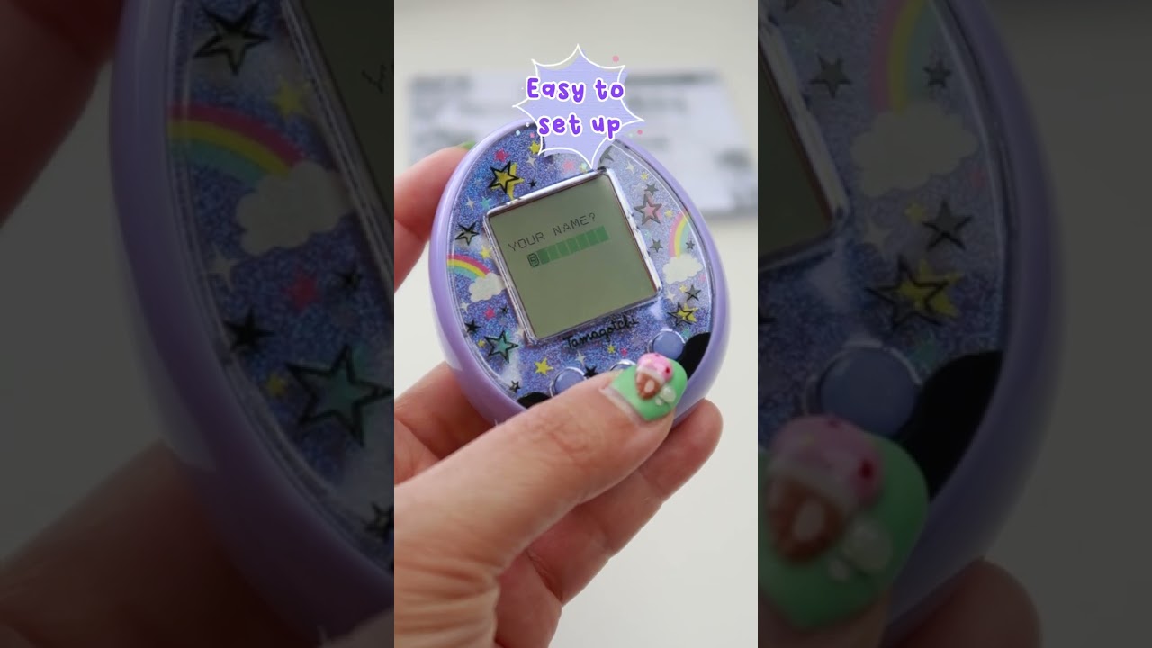 Hatching my Tamagotchi ON with me #tamagotchi #shorts