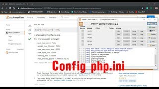 How to config php.ini standar | In XAMPP