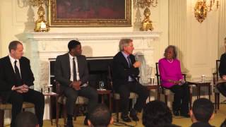 "42": Michelle Obama and Harrison Ford At the White House