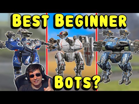 TOP 3 Best BEGINNER ROBOTS Guide - War Robots Gameplay WR
