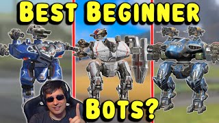 TOP 3 Best BEGINNER ROBOTS Guide - War Robots Gameplay WR