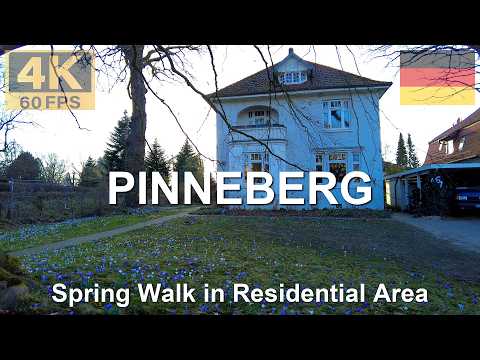 PINNEBERG, Germany 🇩🇪 in 4K | 2025 | Walk in Quiet Part of Disliked City
