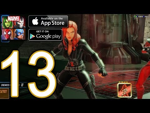 MARVEL Strike Force Heroes Android iOS Walkthrough - Part 13 - Nexus Chapter 1