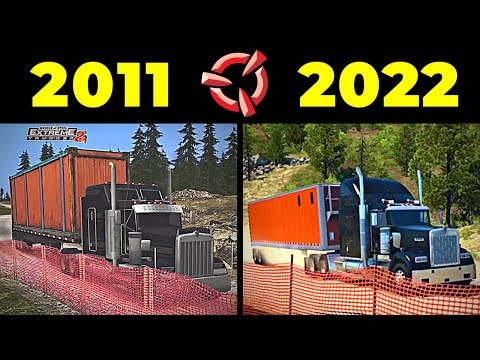 Evolution of Truck Sim: 2011 vs 2022 | 18 Wheels of Steel vs ATS Montana | Extreme Trucker 2 Legacy
