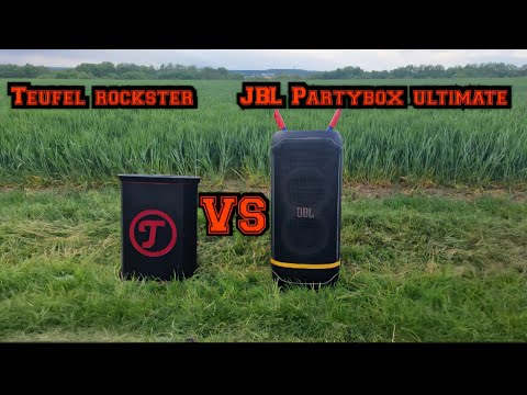 JBL Partybox ultimate VS Teufel rockster comparison between two bass giants 😱