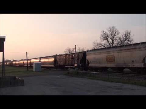 UP #8552 Leads Detoured South Bound Grain Train