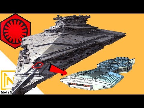 The First Order CRUISER Docked on the Resurgent - HIDING Since Ep. 7 - Star Wars First Order Ship