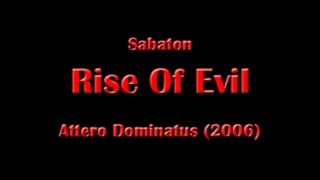 Sabaton - Rise Of Evil (Lyrics English &amp; Deutsch)
