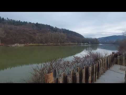 Výstavba cyklolávky cez Váh v Žiline; 28.12.2022