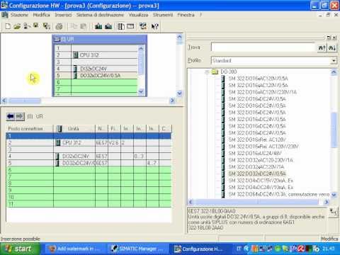 PLC Siemens Step 7 - Creare un progetto partendo da zero