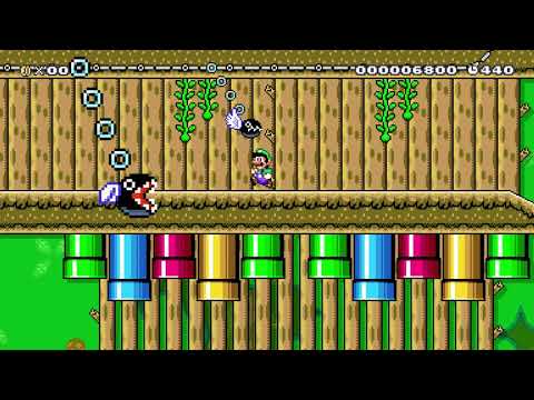 Super Mario Maker 2 Level Showcase: Boom Boom's Hanging Chomp Garden