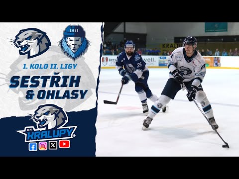 1. kolo HK Kralupy vs. Mostečtí Lvi | 2. liga 2023/24 | Sestřih a ohlasy