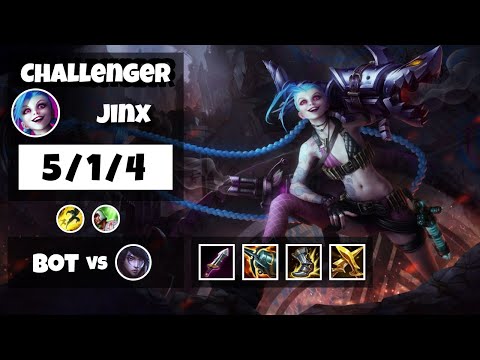 Jinx vs Aphelios TURKISH Challenger BOT (5/1/4) - v11.8
