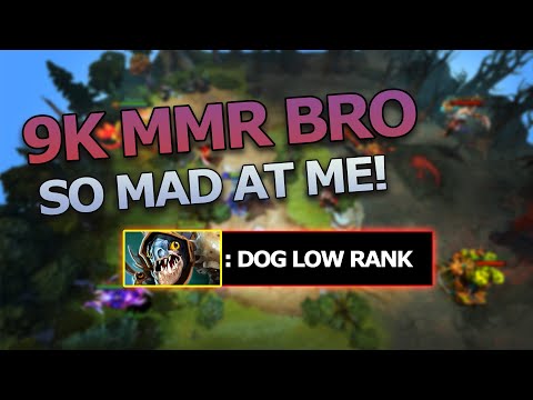 First Time I Met 9K MMR And He's So Mad At Me!