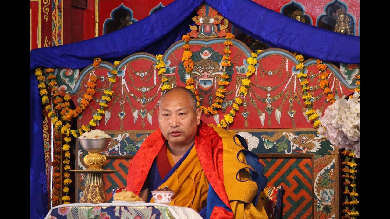 Rainbow appeared on Menri Monastery on the 7th day of His Holiness the 34th Menri Trizin's Retreat