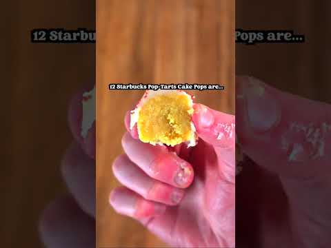 32 Calorie High Protein Starbucks Strawberry Pop-Tarts Cake Pop